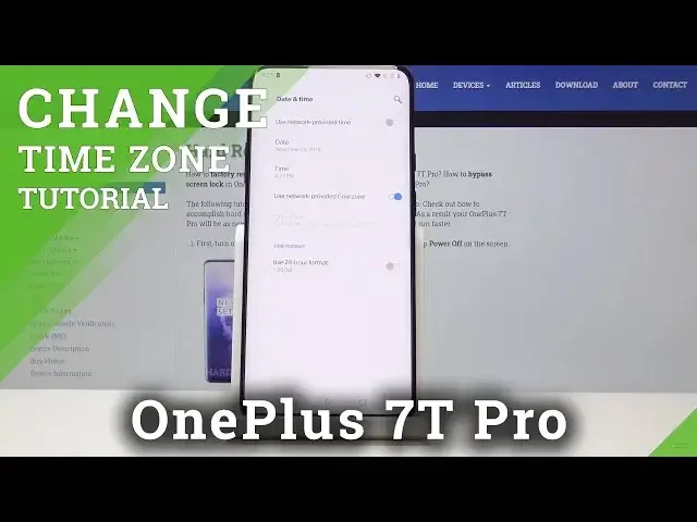 'Video thumbnail for How to Change Date & Time in OnePlus 7T Pro - Time Settings'