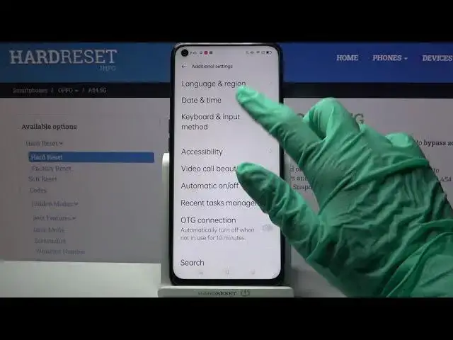 Video thumbnail for How to Enter Text Correction Options in OPPO A54 5G – Open Input Settings
