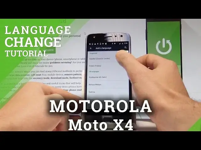 'Video thumbnail for How to Change Language on MOTOROLA Moto X4 - Language Settings |HardReset.Info'