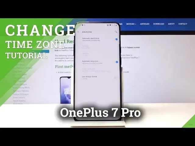 'Video thumbnail for How to Change Date & Time in OnePlus 7 Pro - Time Zone Settings'