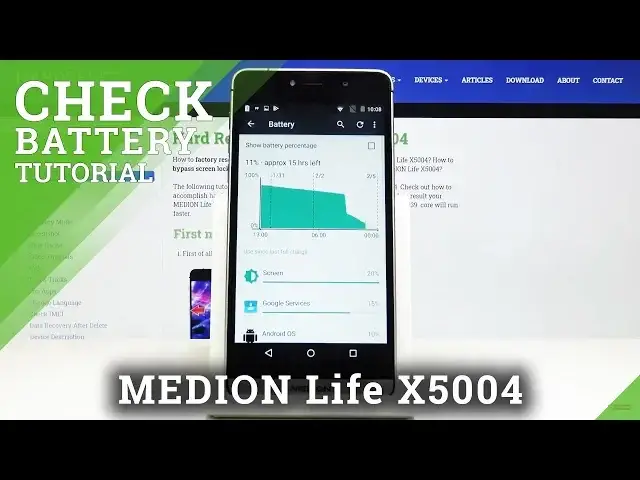 'Video thumbnail for How to Locate Battery Percentage in MEDION Life X5004 – Battery Consumption'