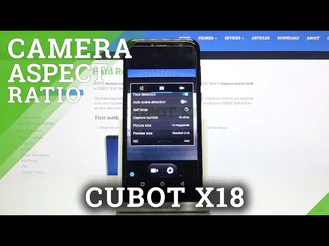 Video thumbnail for How to Change Aspect Ratio on CUBOT X18 – Camera Features