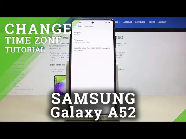 'Video thumbnail for How to Change Date & Time in SAMSUNG Galaxy A52 – Time Settings'