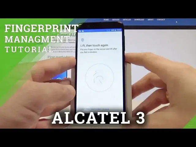 'Video thumbnail for How to Add Fingerprint in ALCATEL 3 - Fingerprint Unlocking / Screen Lock Set Up'