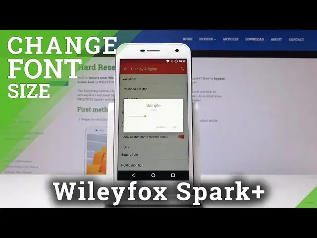'Video thumbnail for How to Change Font Size in Wileyfox Spark+ - Update Display Size'