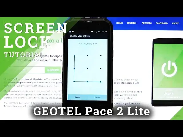 Video thumbnail for How to Add Lock Screen in GEOTEL Pace 2 Lite – Set Up Password / Pattern