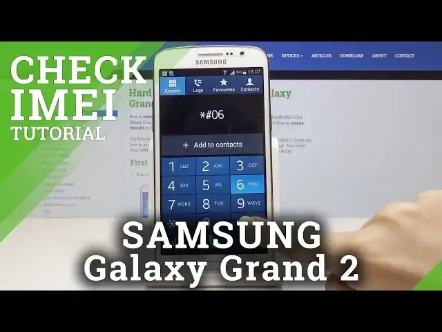 'Video thumbnail for How to Locate IMEI Number in SAMSUNG Galaxy Grand 2 - IMEI & Serial Number'