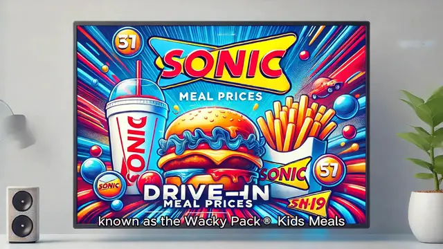 Video thumbnail for Sonic Drive-In Kids’ Meal Prices