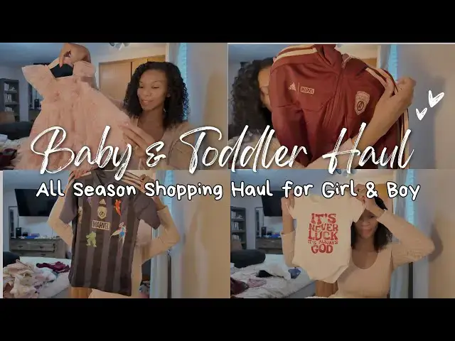 Video thumbnail for Baby & Toddler Clothing Haul: Amazon, Target, Adidas & Shein