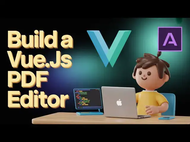 Video thumbnail for Build a Vue.js PDF Editor to Digitally E-Sign & Edit PDF in Browser Using jsPDF in TypeScript