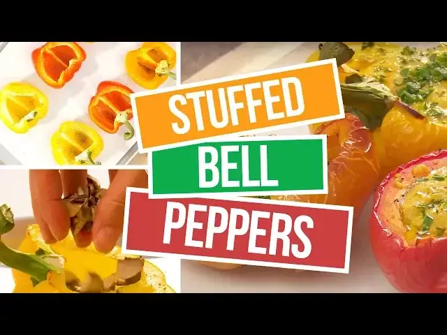 Video thumbnail for How to Make Stuffed Bell Peppers