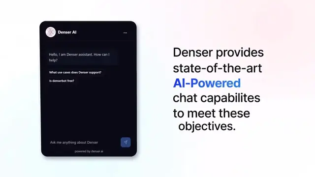 Video thumbnail for Denser AI_ How To Build An AI Chatbot with a Custom Knowledge Base!