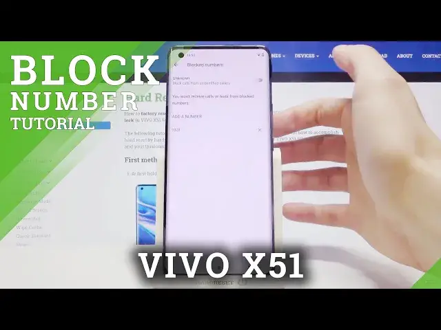 'Video thumbnail for How to Block Number in VIVO X51 5G – Block Texts & Calls'