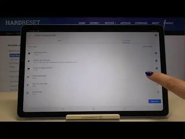 Video thumbnail for How to Clear Browsing Data in SAMSUNG Galaxy Tab S6 Lite – Remove Browsing History