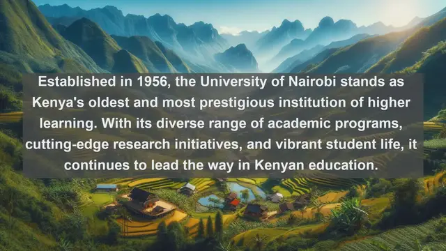 Video thumbnail for Unveiling Academic Excellence: Top 10 Universities in Kenya