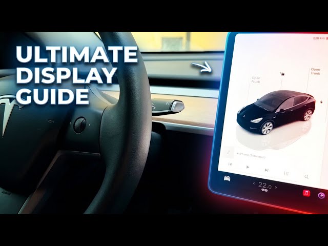 Video thumbnail for All TESLA Display Settings