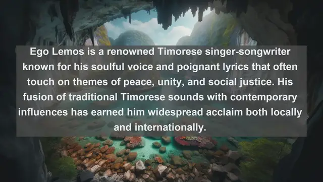 Video thumbnail for Soulful Melodies: Top 10 Famous Singers in Timor-Leste