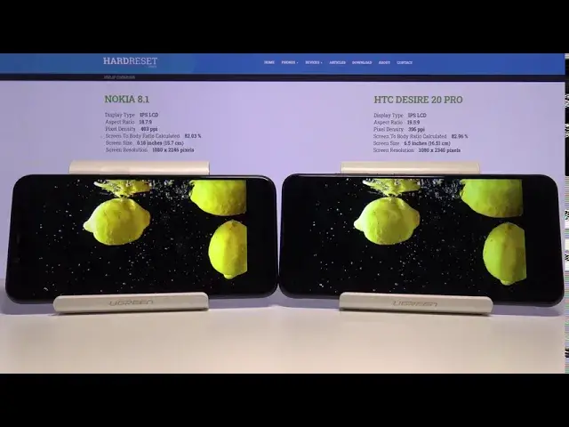 Video thumbnail for HTC Desire 20 Pro vs NOKIA 8.1 Display Comparison | Screen Comparision Test