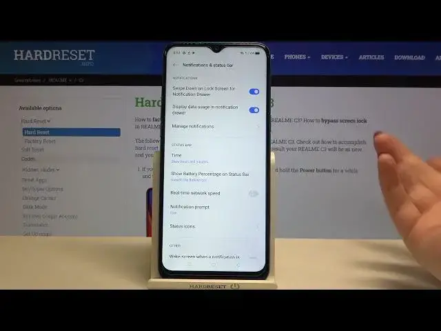 'Video thumbnail for How to Show Battery Percentage on REALME C3 - Enable Battery Percentage'