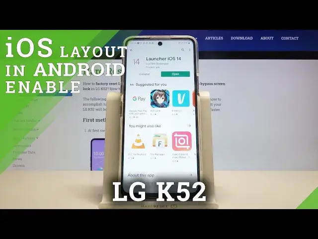Video thumbnail for LG K52 – Download and Install iOS Launcher