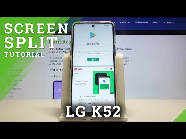 'Video thumbnail for How to Enter Split Screen on LG K52 – Dual Screen Feature'