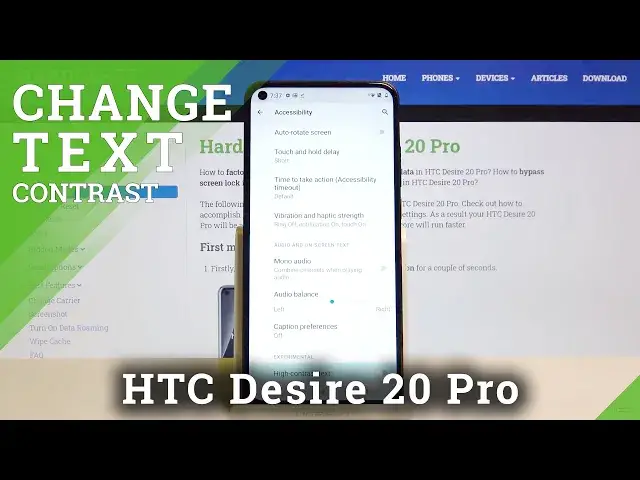 Video thumbnail for How to Enable High Contrast Text on HTC Desire 20 Pro – Adjust Text Tone