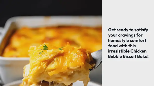 Video thumbnail for Chicken Bubble Biscuit Bake Casserole