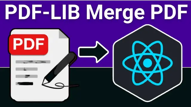 Video thumbnail for React.js PDF-LIB PDF Editor Project to Merge Multiple PDF Documents in Browser Using JSX