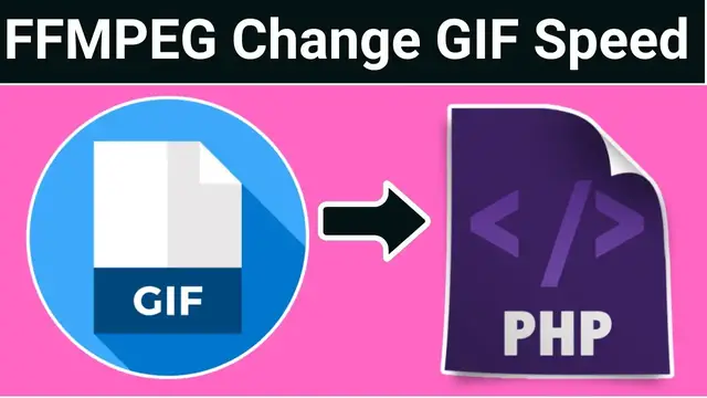 Video thumbnail for PHP FFMPEG Script to Change Speed of GIF Animation Using HTML5 Form in Browser