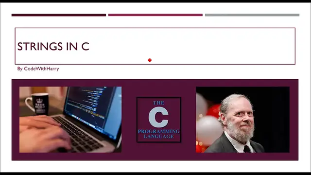 Video thumbnail for Strings In C_ C Tutorial In Hindi #34