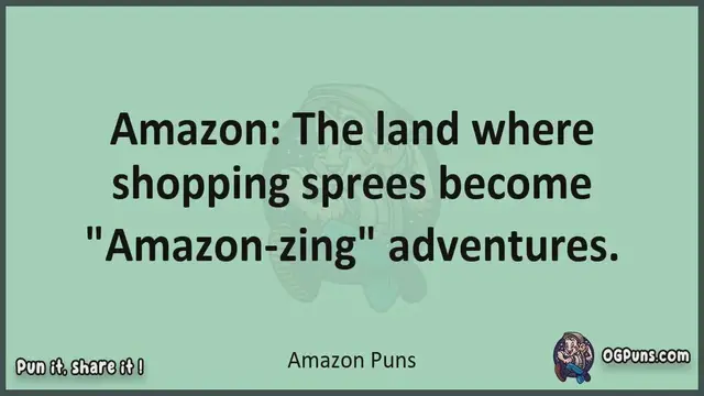 Video thumbnail for Amazon - Jokes, Puns, Wordplays, and Laughter