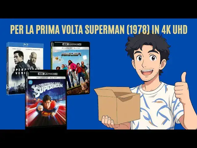 'Video thumbnail for Superman & Minecraft in 4K e Operazione Vendetta in Blu-ray – Unboxing home video uscite Luglio 2025'
