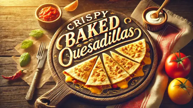 Video thumbnail for Crispy Baked Quesadillas