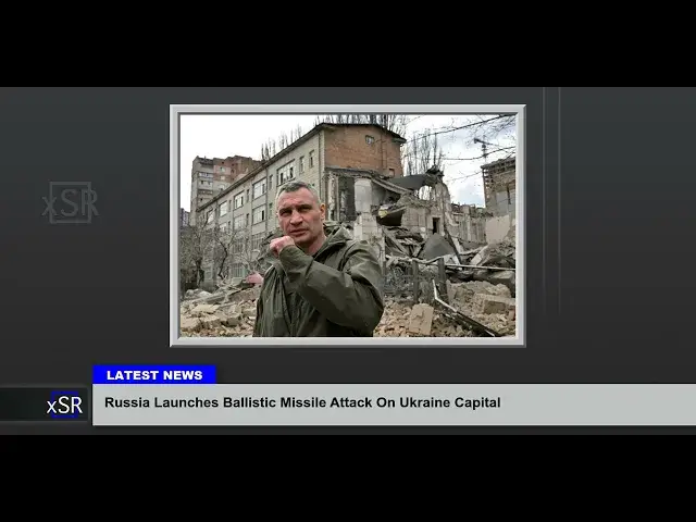 Video thumbnail for Russia Launches Ballistic Missile Attack On Ukraine Capital