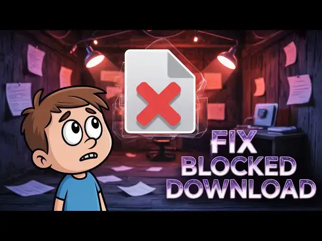 Video thumbnail for Google Chrome Blocked Your Download Here's How to Fix 'Dangerous Download Blocked' Fast!??