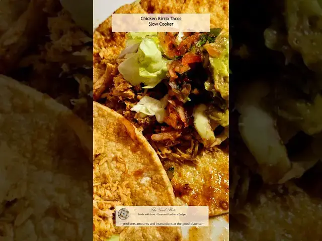 Video thumbnail for Easy Chicken Birria Tacos for the Slow Cooker