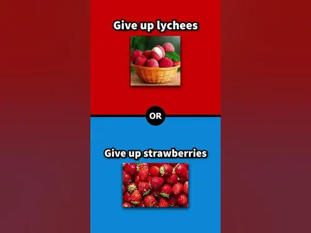 Video thumbnail for What would you rather #quiz #games #wouldyourather 18