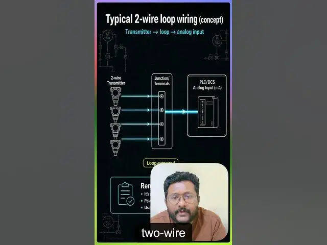 Video thumbnail for Typical 2 Wire Smart Transmitter Loop Wiring