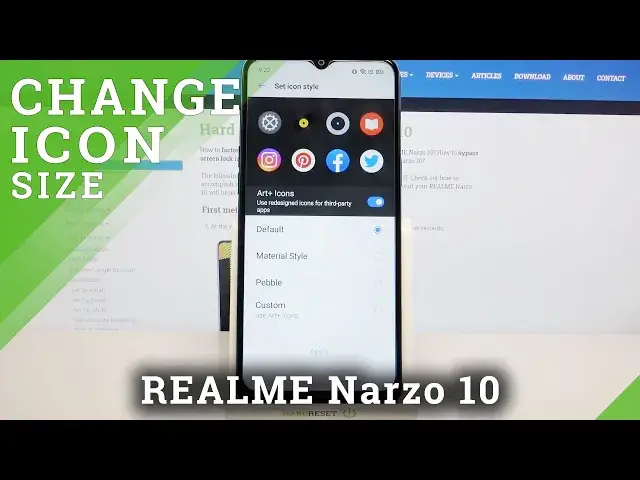 'Video thumbnail for How to Change Icon Size on REALME Narzo 10 – Icons Settings'
