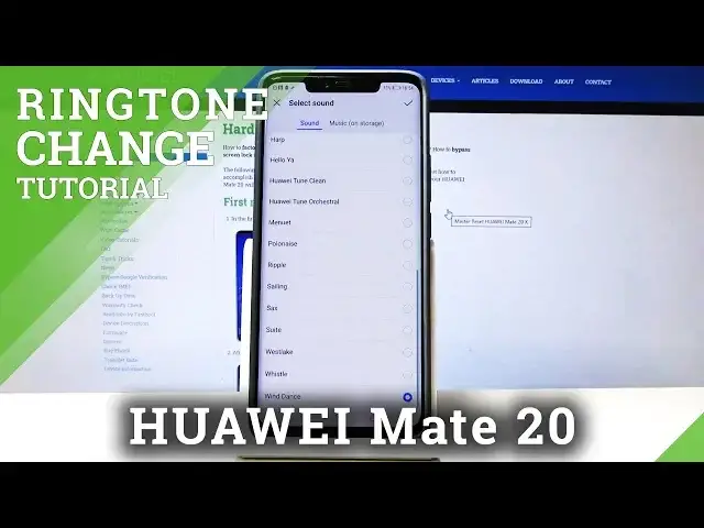 'Video thumbnail for HUAWEI Mate 20 Ringtones List'