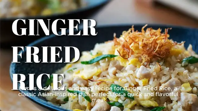 Video thumbnail for Ginger Fried Rice recipe