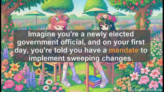 Video thumbnail for 5000 Must Know SAT Vocabulary - Understanding 'Mandate': Its Meaning and Usage