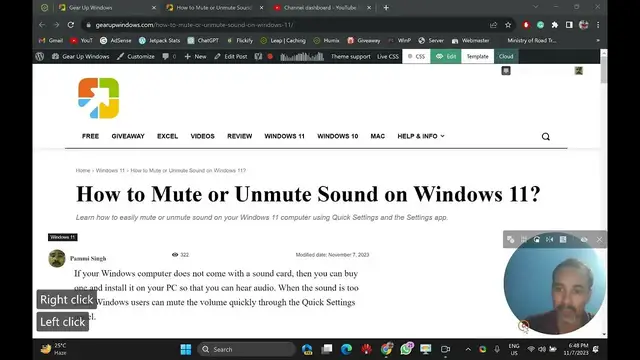 Video thumbnail for How to Mute or Unmute Sound on Windows 11 | GrowUpWindows