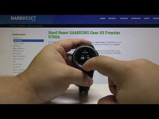 Video thumbnail for Set Up Alarm in SAMSUNG Gear S3 Frontier - Add Reminder