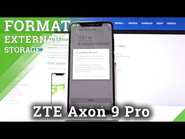 Video thumbnail for How to Format Micro SD Card on ZTE Axon 9 – Fix Memory Card Issues