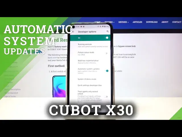 Video thumbnail for CUBOT X30 Settings – Enable Automatic System Updates