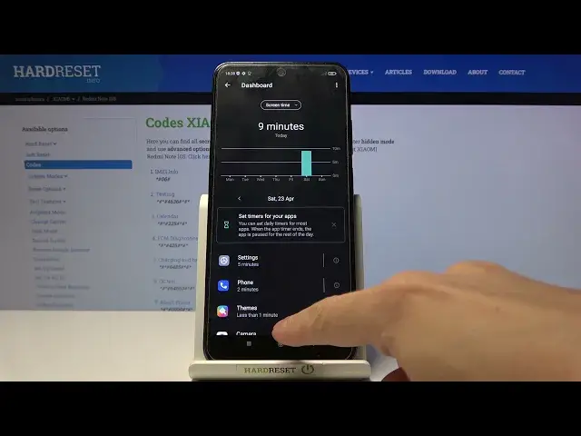 'Video thumbnail for How to Check Total Screen Time on XIAOMI Redmi Note 10S - Display Statistics'
