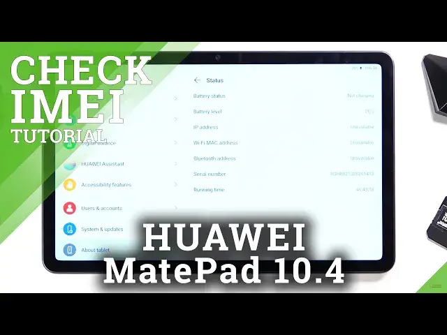 'Video thumbnail for How to Find IMEI and Serial Number in HUAWEI MatePad 10.4 – Locate IMEI and Serial Number'
