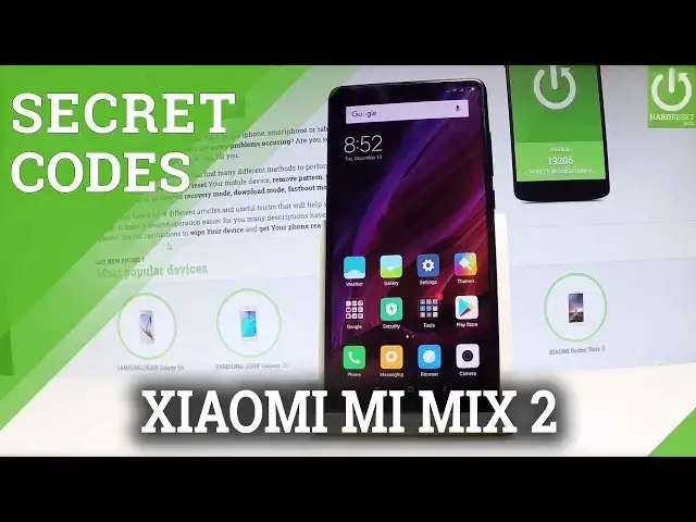 'Video thumbnail for XIAOMI Mi Mix 2 CODES / Secret Menu / Hardware Test & Info'