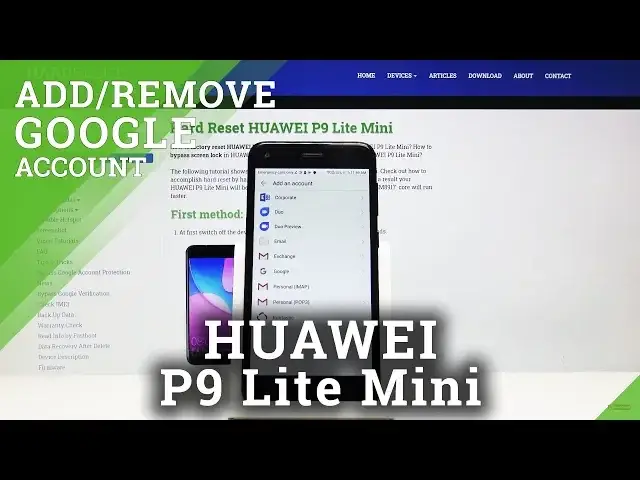Video thumbnail for How to Add & Remove Google Account in HUAWEI P9 Lite Mini – Google User Settings